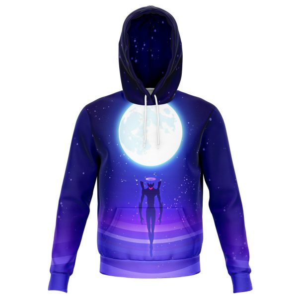 Evangelion Angel Moon Night 3D Hoodie Official Evangelion Merch