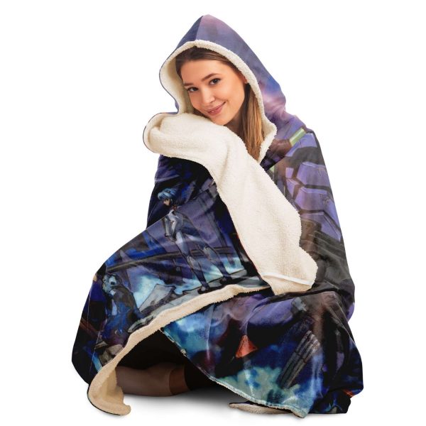 Evangelion Hooded Blanket New E101 Official Evangelion Merch