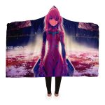 Evangelion Asuka Sky Hooded Blanket Official Evangelion Merch