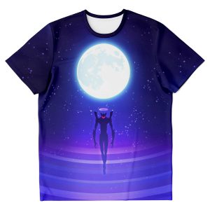 Evangelion Angel Moon Night 3D T-shirt Official Evangelion Merch