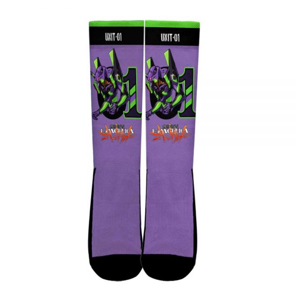 Neon Genesis Evangelion Unit-01 Socks Official Evangelion Merch