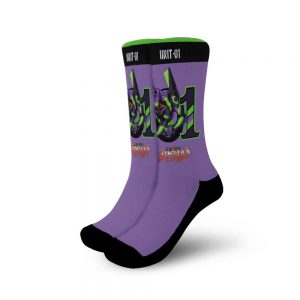 Neon Genesis Evangelion Unit-01 Socks Official Evangelion Merch