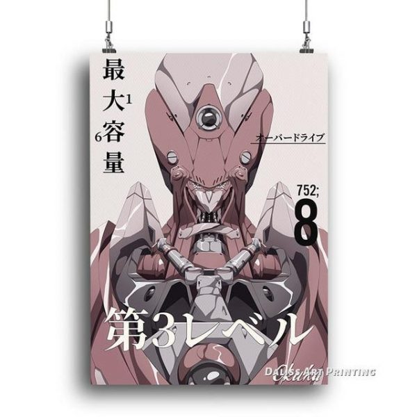 Anime Evangelion Asuka Wall Art Official Evangelion Merch