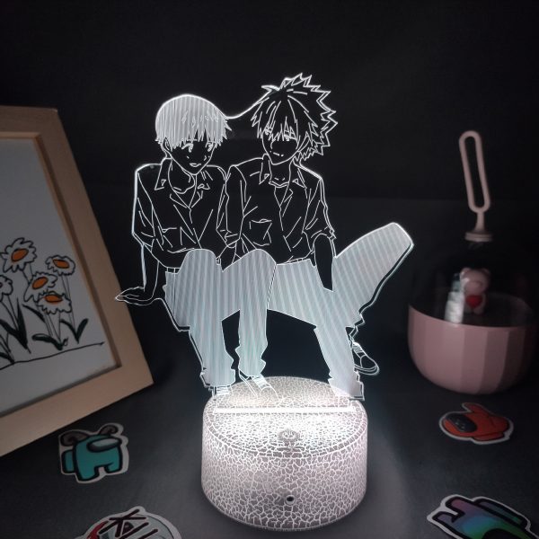 Evangelion Kaworu Nagisa & Shinji Ikari Figure RGB LED Official Evangelion Merch