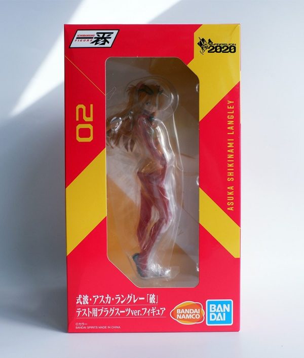22cm Original EVA Asuka Langley 62155 Figure Official Evangelion Merch
