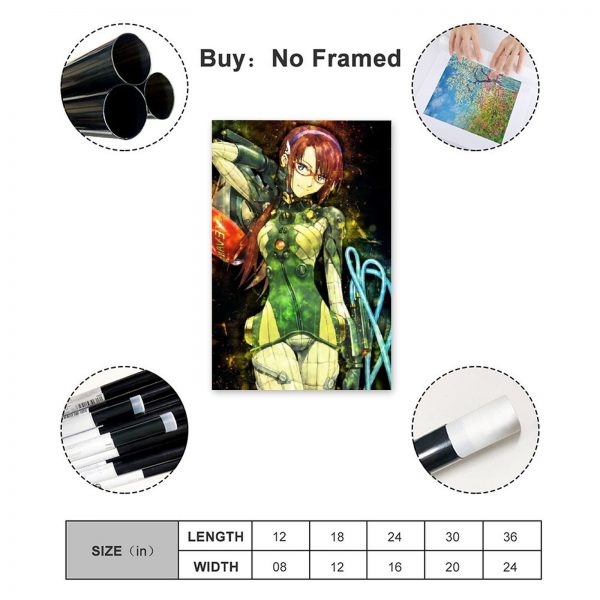 Anime Evangelion Girl MakinamiCanvas Painting Wall Art Posters and Prints Wall Pictures for Living Room Decoration 1 - Evangelion Merch