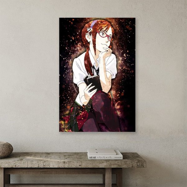 Anime Evangelion Makinami GirlCanvas Painting Wall Art Posters and Prints Wall Pictures for Living Room Decoration 3 - Evangelion Merch