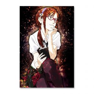 Anime Evangelion Makinami GirlCanvas Painting Wall Art Posters and Prints Wall Pictures for Living Room Decoration - Evangelion Merch