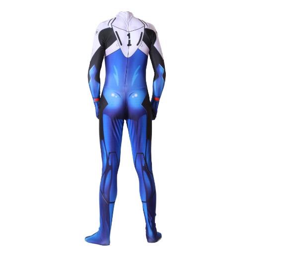 EVA Evangelion Shinji Cosplay Costume Lycra Superhero Halloween Bodysuit Jumpsuits Zentai Suis 1 - Evangelion Merch