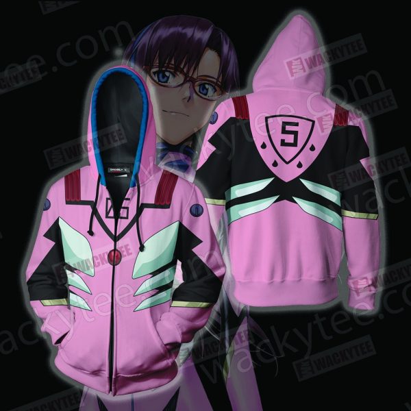 Mari hoodie jackets 2 - Evangelion Merch