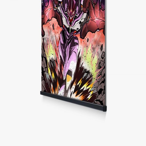 Poster Anime Awakening Mad Evangelion 01 NERV Picture Wall Art Print Canvas Painting For Home Decor 3 - Evangelion Merch