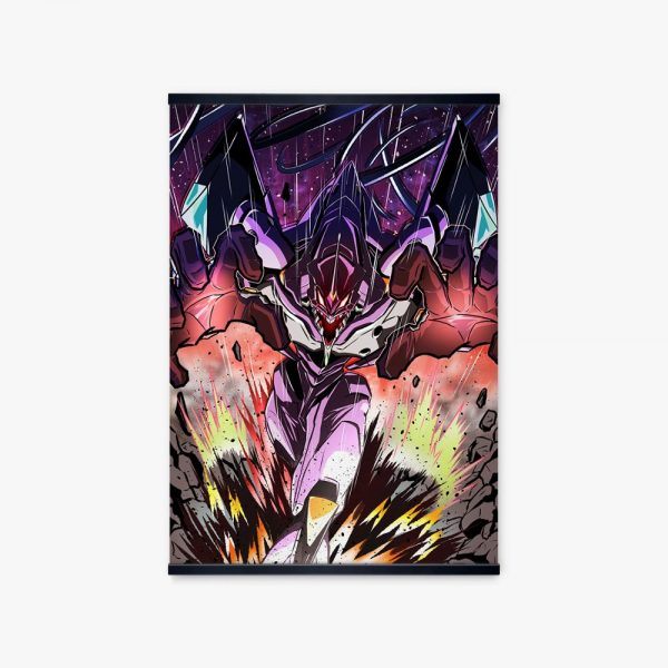 Poster Anime Awakening Mad Evangelion 01 NERV Picture Wall Art Print Canvas Painting For Home Decor - Evangelion Merch