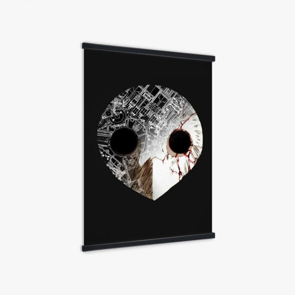 Nordic Anime Poster Evangelion Angel Black Mask Picture Wall Art Canvas Print Painting For Home Decoration 1 - Evangelion Merch