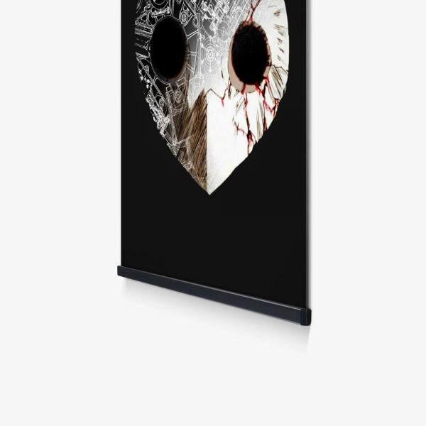 Nordic Anime Poster Evangelion Angel Black Mask Picture Wall Art Canvas Print Painting For Home Decoration 3 - Evangelion Merch