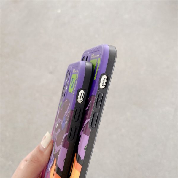 Japanese anime Evangelion silicone Phone Case for iPhone 12 Pro Max 11 7 8 Plus XR 5 - Evangelion Merch