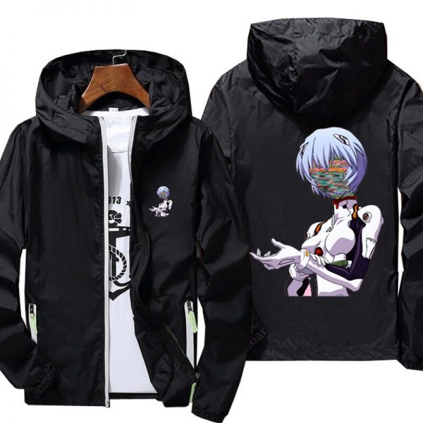 EVANGELION Jacket Waterproof Sun Protection Clothing Fishing Hunting Reflective Quick Dry Windbreaker With Pocket 3 - Evangelion Merch