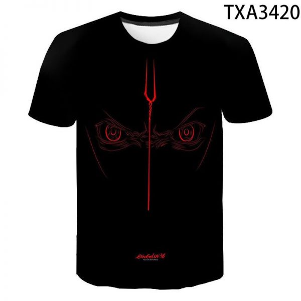 2021 Hot Sale Nerv Evangelion 3D Printed T shirt Unisex Fashion Popular Casual Harajuku Short Sleeve 2 - Evangelion Merch