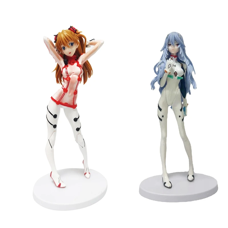 21cm EVA EVANGELION Asuka Anime Figures EVA Ayanami Rei Action Figures Ikari Shinji Figurine PVC Collection 4 - Evangelion Merch